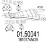 MTS 01.50041 Middle Silencer